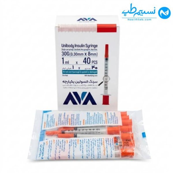 ava unibody insulin syringe 1ml 30g pack