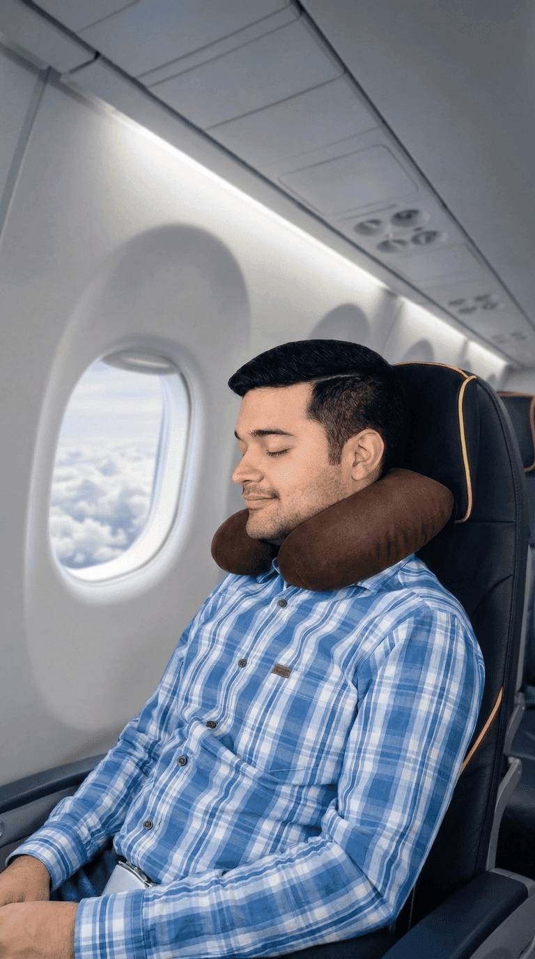 بالشت دور گردنی جعبه دار