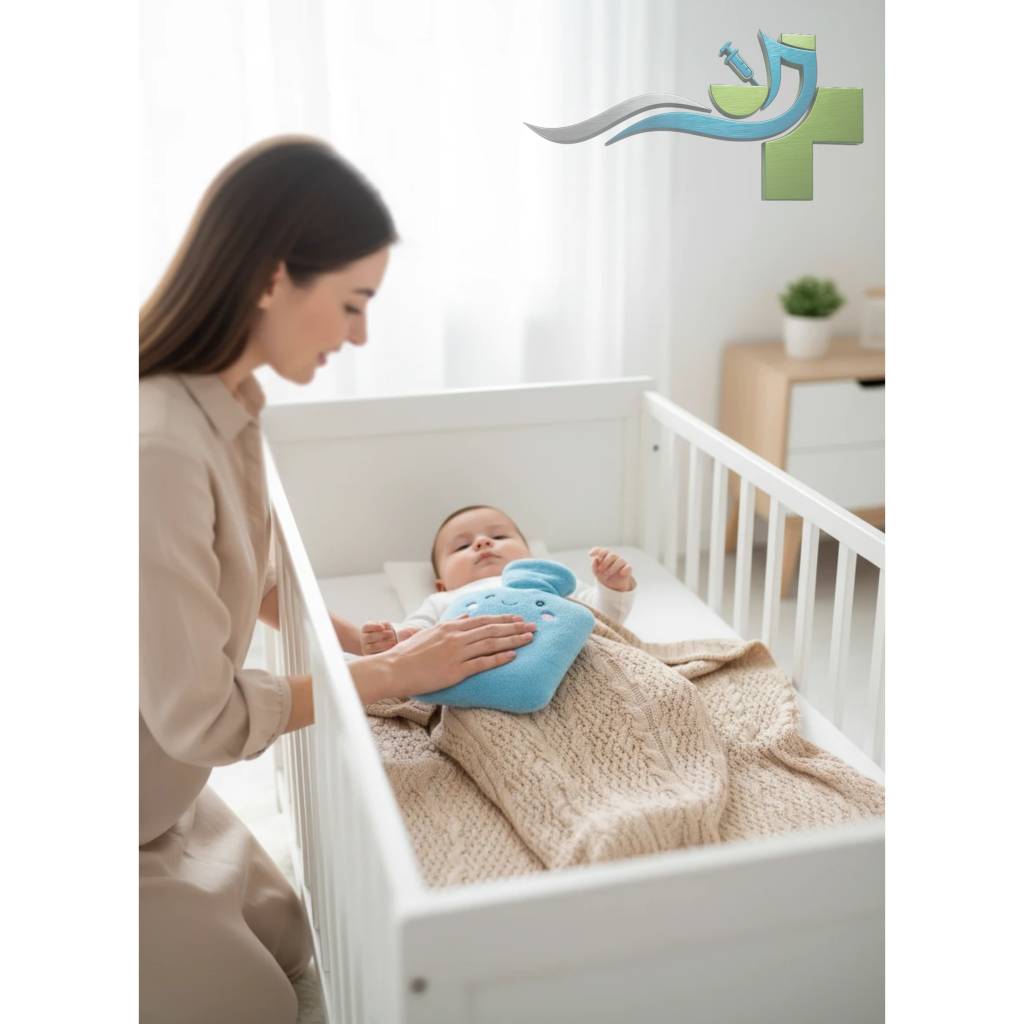 آب گرم اطفال برای کاهش درد