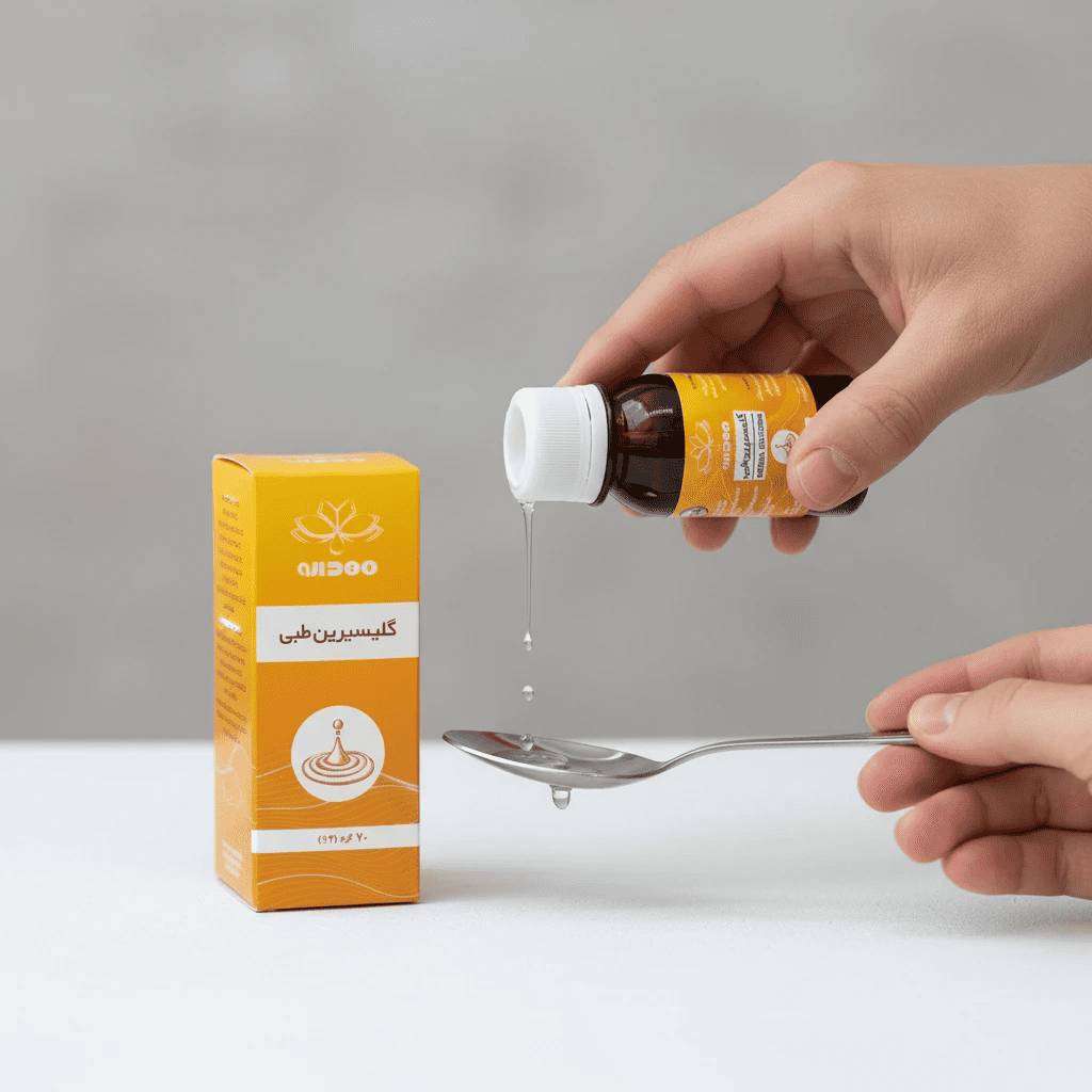 گلیسرین طبی خوراکی مهدارو ۷۰ گرم مناسب مصرف دارویی