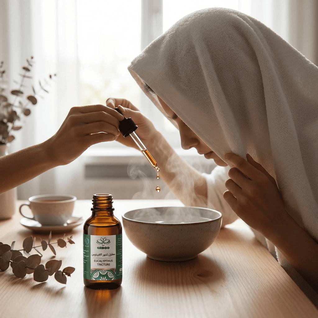 محلول بخور اکالیپتوس مهدارو حجم ۶۰ میل، انتخابی گیاهی برای کاهش گرفتگی بینی و بهبود تنفس