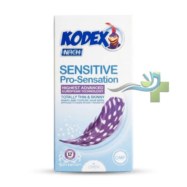 کاندوم کدکس Sensitive سنستیو ۱۲ عددی